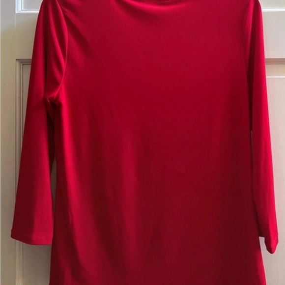 Liz Claiborne Red Women's Top size S - Picture 3 of 3
